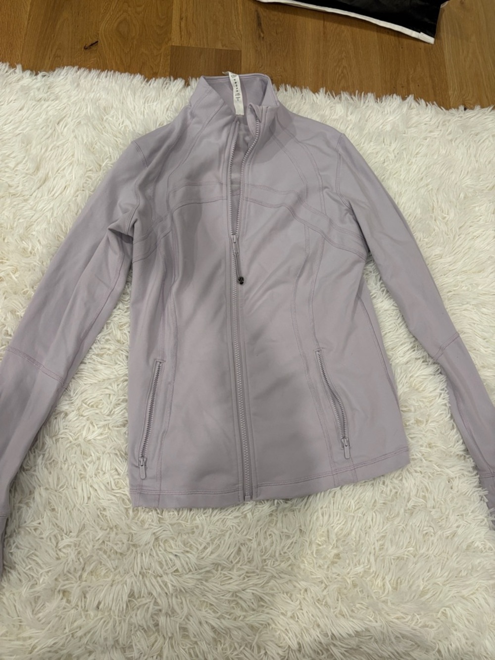 Women's Lavender Zip-Up Active Jacket